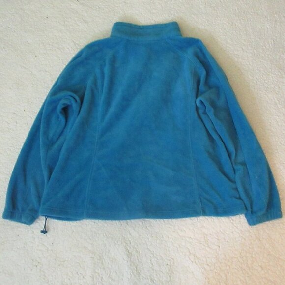 Columbia Women's Blue Full Zip Fleece Jacket Size 3XL - Picture 6 of 7